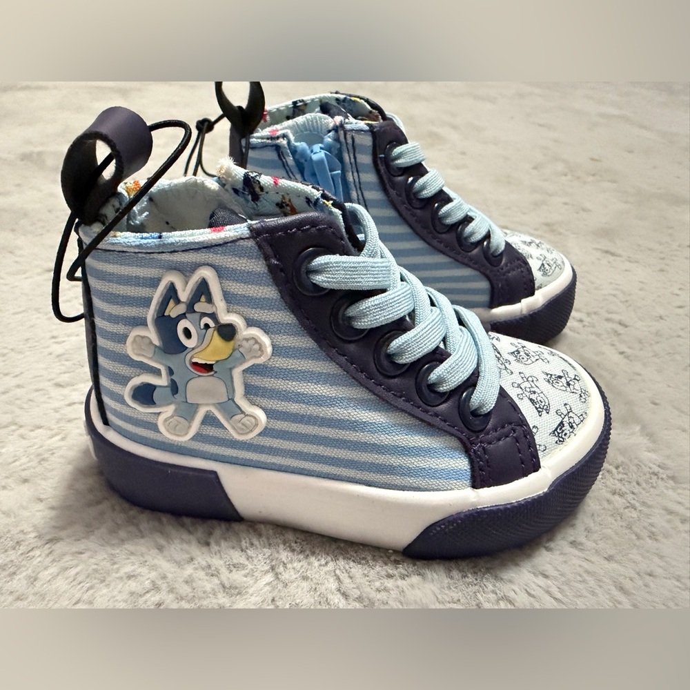 Toddler Bluey & Bingo Hi-Top Sneakers